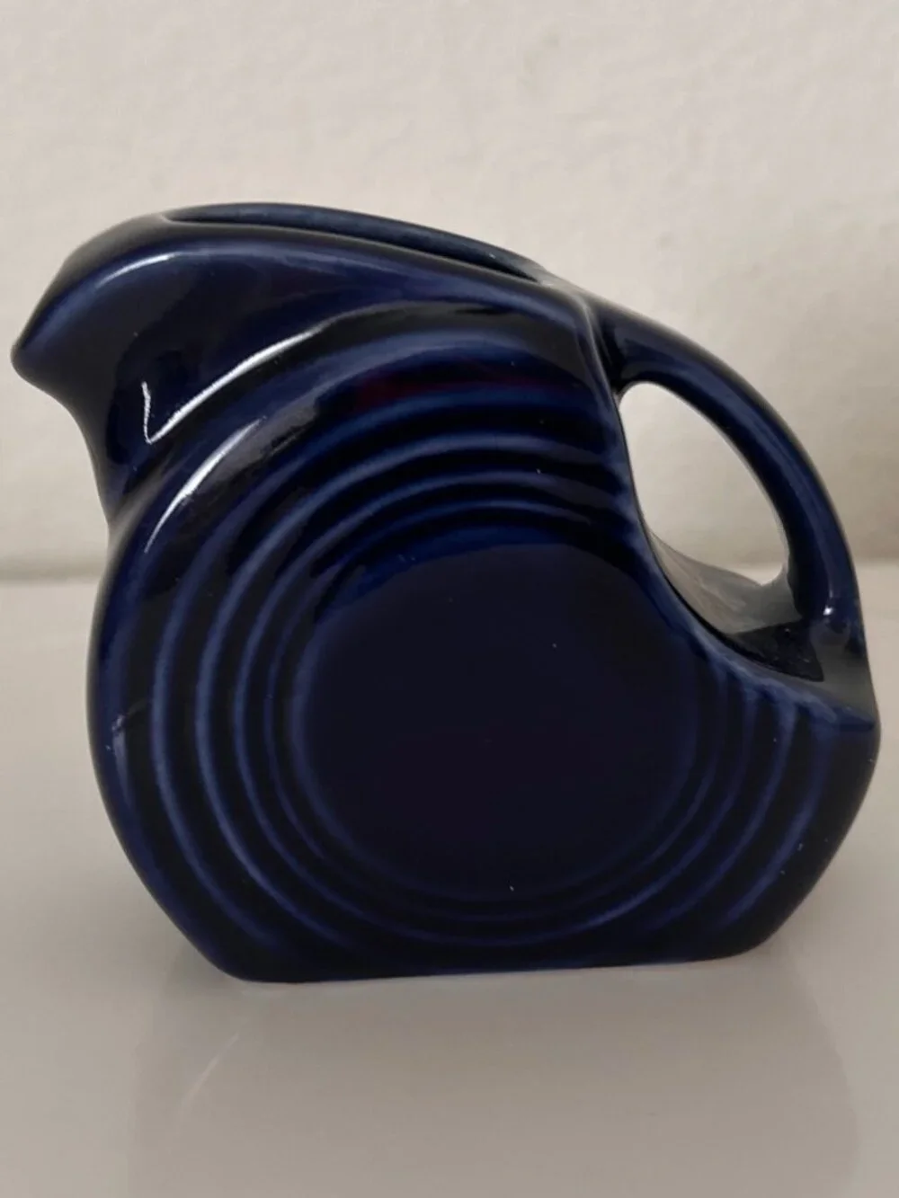Fiesta Cobalt Blue Mini Disk Pitcher